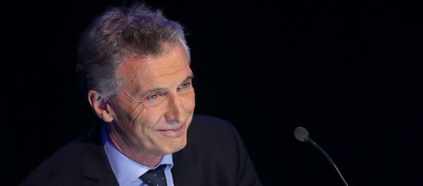 Mauricio Macri, presidente de Argentina  - Sputnik Mundo