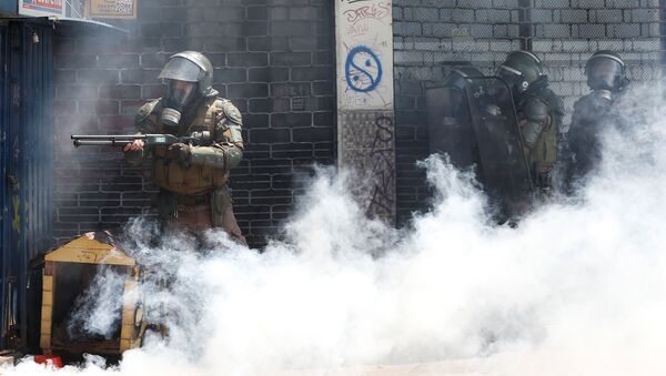 Protestas en Chile - Sputnik Mundo