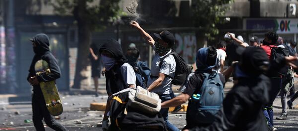 Protestas en Chile - Sputnik Mundo