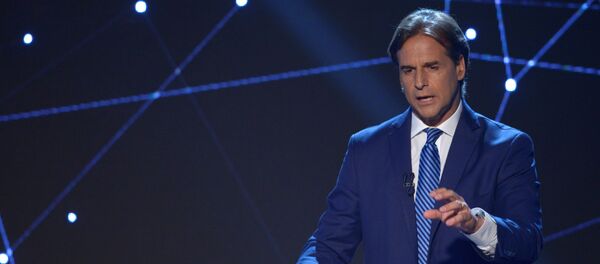 Luis Lacalle Pou, candidato presidencial del Partido Nacional de Uruguay - Sputnik Mundo