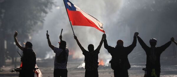Protestas en Chile - Sputnik Mundo