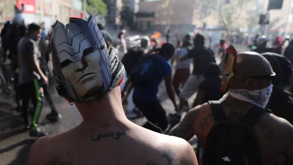 Protestas en Chile - Sputnik Mundo