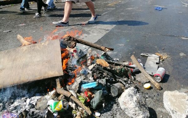 Protestas en Chile - Sputnik Mundo