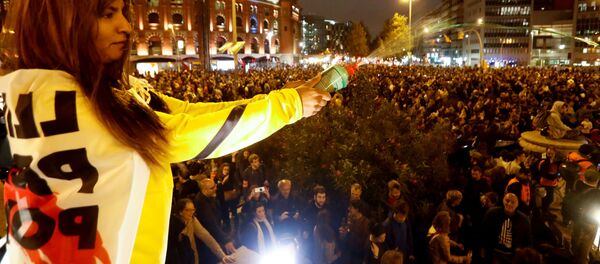 Protestas en Cataluña - Sputnik Mundo