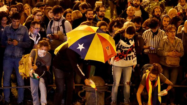 Protestas en Cataluña - Sputnik Mundo