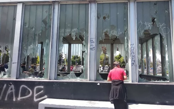 Protestas en Santiago, Chile - Sputnik Mundo