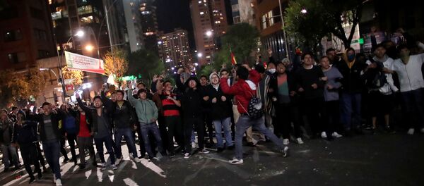 Protestas en La Paz, Bolivia - Sputnik Mundo