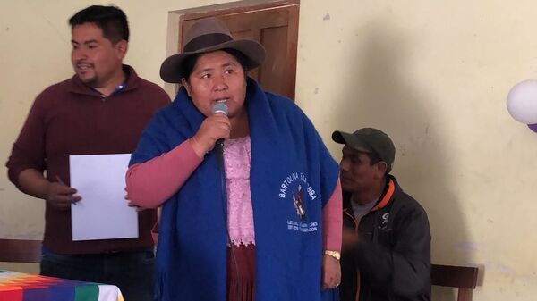 El voto originario está firme con Evo: las mujeres que marcan territorio en Bolivia - Sputnik Mundo