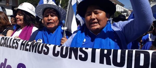 Mujeres de la Confederación Nacional 'Bartolinas Sisa' en Bolivia Mujeres de la Confederación Nacional 'Bartolinas Sisa' en Bolivia - Sputnik Mundo