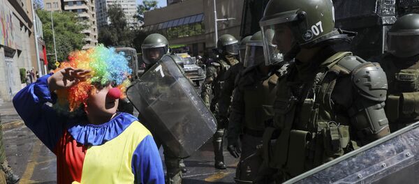 Protestas en Chile (archivo) Protestas en Chile (archivo) - Sputnik Mundo