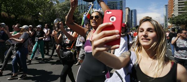 Protestas en Chile - Sputnik Mundo