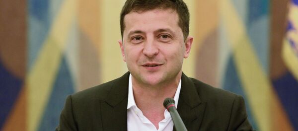 Volodímir Zelenski, presidente de Ucrania - Sputnik Mundo