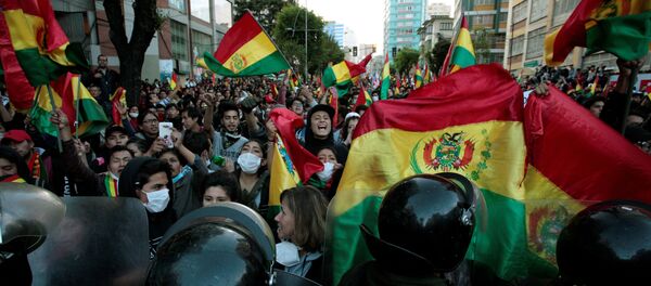 Protestas en Bolivia - Sputnik Mundo