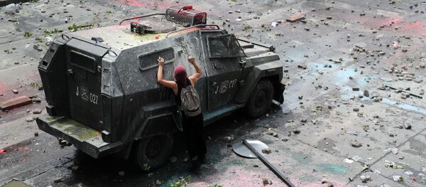 Protestas en Chile - Sputnik Mundo