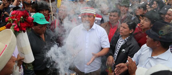  Jaime Vargas, presidente de la Conaie - Sputnik Mundo