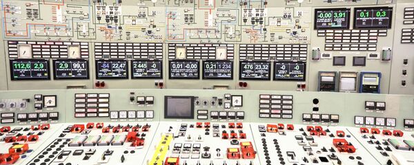 El panel de control de la Central nuclear de Kola (Rusia) - Sputnik Mundo