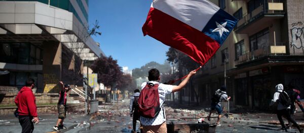 Protestas en Chile - Sputnik Mundo