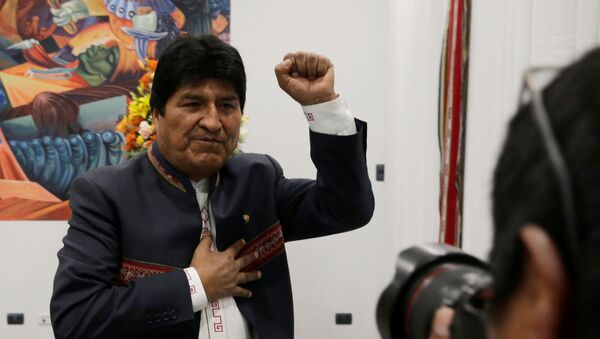 Evo Morales, presidente de Bolivia - Sputnik Mundo