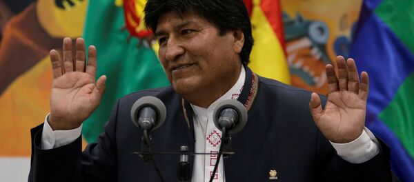 Evo Morales, reelecto presidente de Bolivia - Sputnik Mundo