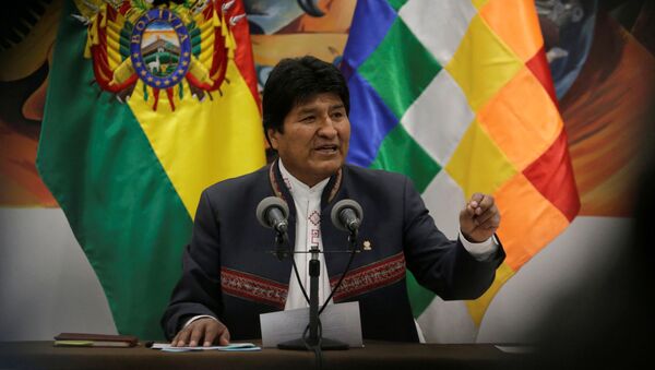 Evo Morales, presidente de Bolivia - Sputnik Mundo