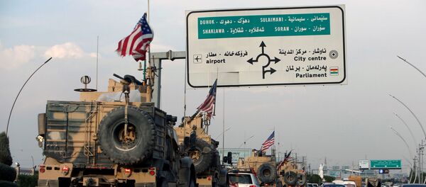 Un convoy de tropas de EEUU en Siria (archivo) - Sputnik Mundo