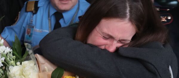 María Bútina llega a Moscú - Sputnik Mundo