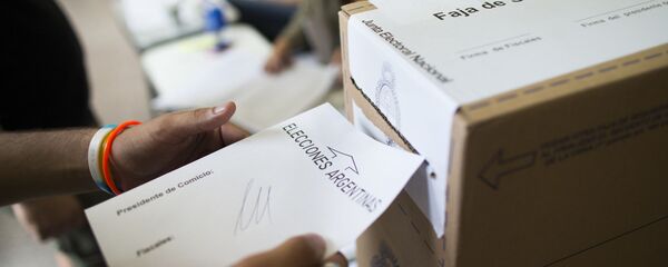 Las elecciones en Argentina (archivo) - Sputnik Mundo