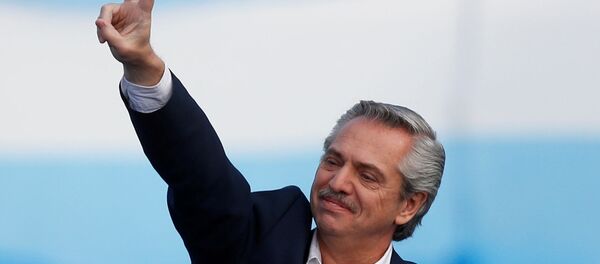 Alberto Fernández, candidato a presidente en Argentina  - Sputnik Mundo