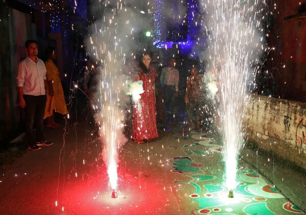 El Festival de las Luces Diwali, una de las fiestas más antiguas en el planeta - Sputnik Mundo