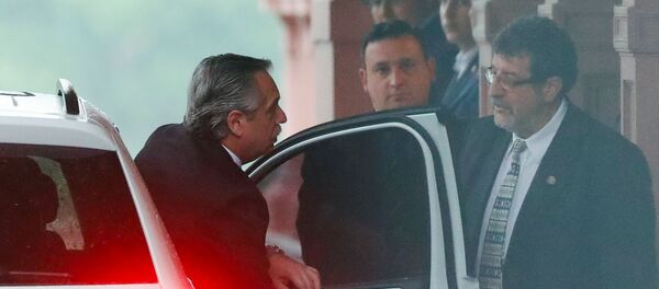 Alberto Fernández llega a la Casa Rosada - Sputnik Mundo