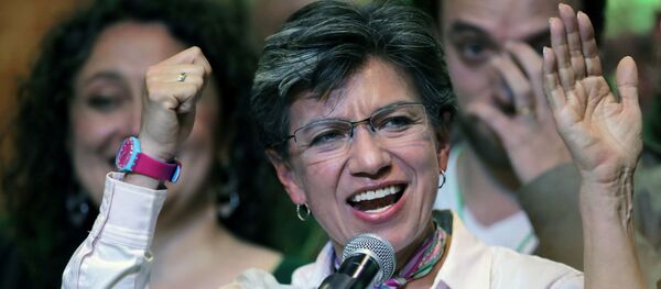 Claudia López, la nueva alcaldesa de Bogotá Claudia López, la nueva alcaldesa de Bogotá - Sputnik Mundo