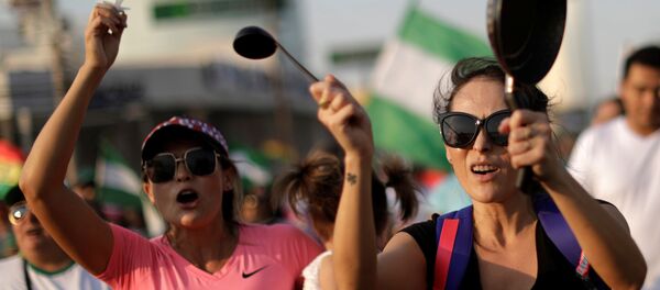 Protestas en Bolivia Protestas en Bolivia - Sputnik Mundo