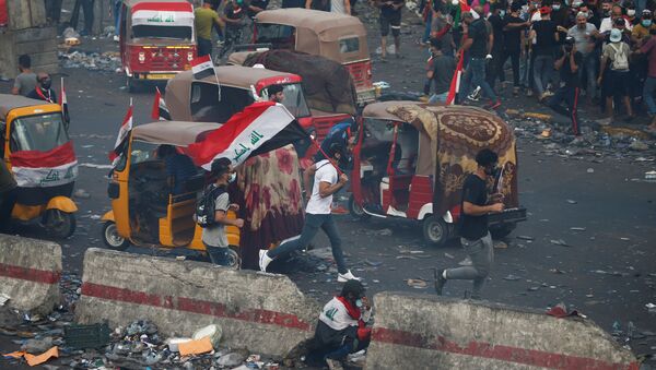 Protestas en Irak  - Sputnik Mundo