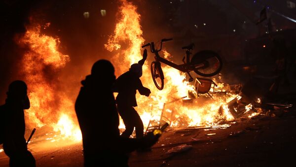 Protestas en Chile - Sputnik Mundo