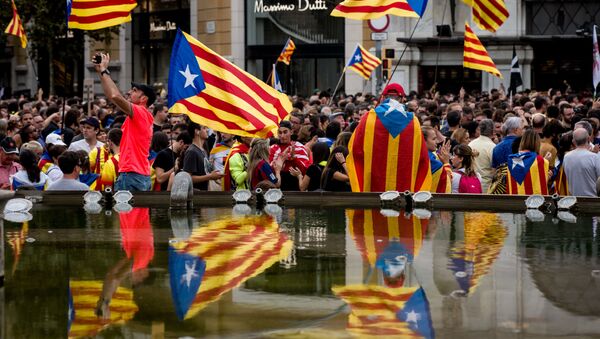 Protestas en Barcelona - Sputnik Mundo