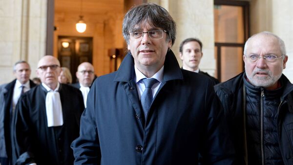 Carles Puigdemont, expresidente catalán  - Sputnik Mundo