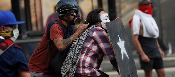 Protestas en Chile - Sputnik Mundo
