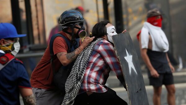 Protestas en Chile - Sputnik Mundo