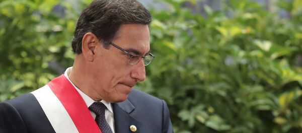 El presidente de Perú, Martín Vizcarra - Sputnik Mundo