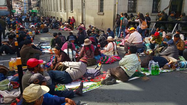 La movilización de los movimientos campesinos, indígenas, mineros y urbanos - Sputnik Mundo