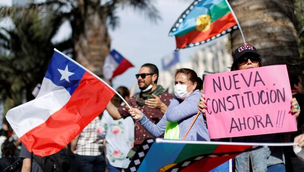 Protestas en Chile - Sputnik Mundo