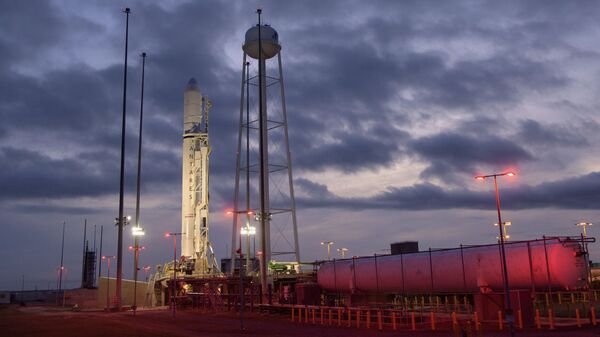 La NG-12 Cygnus tras arribar al cosmodromo en Virginia  - Sputnik Mundo