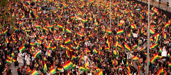 Las protestas en contra de la reelección de Evo Morales en Bolivia - Sputnik Mundo