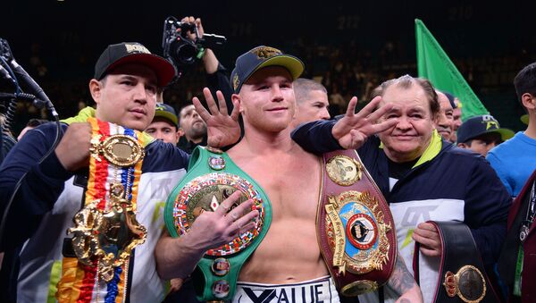  Saúl 'Canelo' Álvarez, boxeador mexicano - Sputnik Mundo