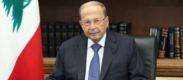 Michel Aoun, presidente del Líbano - Sputnik Mundo