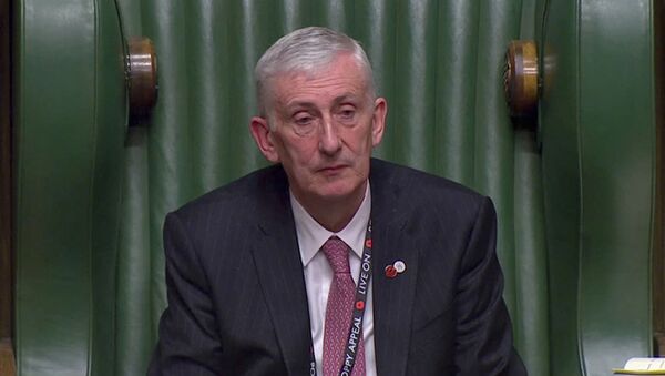 Sir Lindsay Hoyle, presidente electo de la Cámara Baja del Parlamento británico - Sputnik Mundo