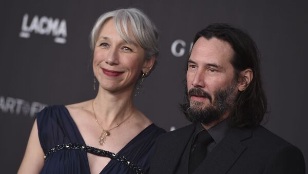 El actor Keanu Reeves y su novia Alexandra Grant - Sputnik Mundo