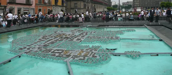 El modelo de Tenochtitlan en la Ciudad de México El modelo de Tenochtitlan en la Ciudad de México - Sputnik Mundo