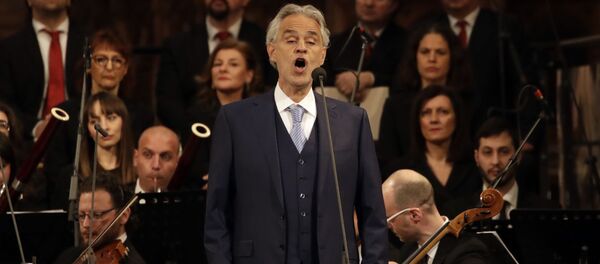 Andrea Bocelli, tenor italiano - Sputnik Mundo