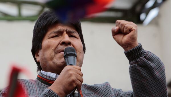 Evo Morales, presidente de Bolivia - Sputnik Mundo